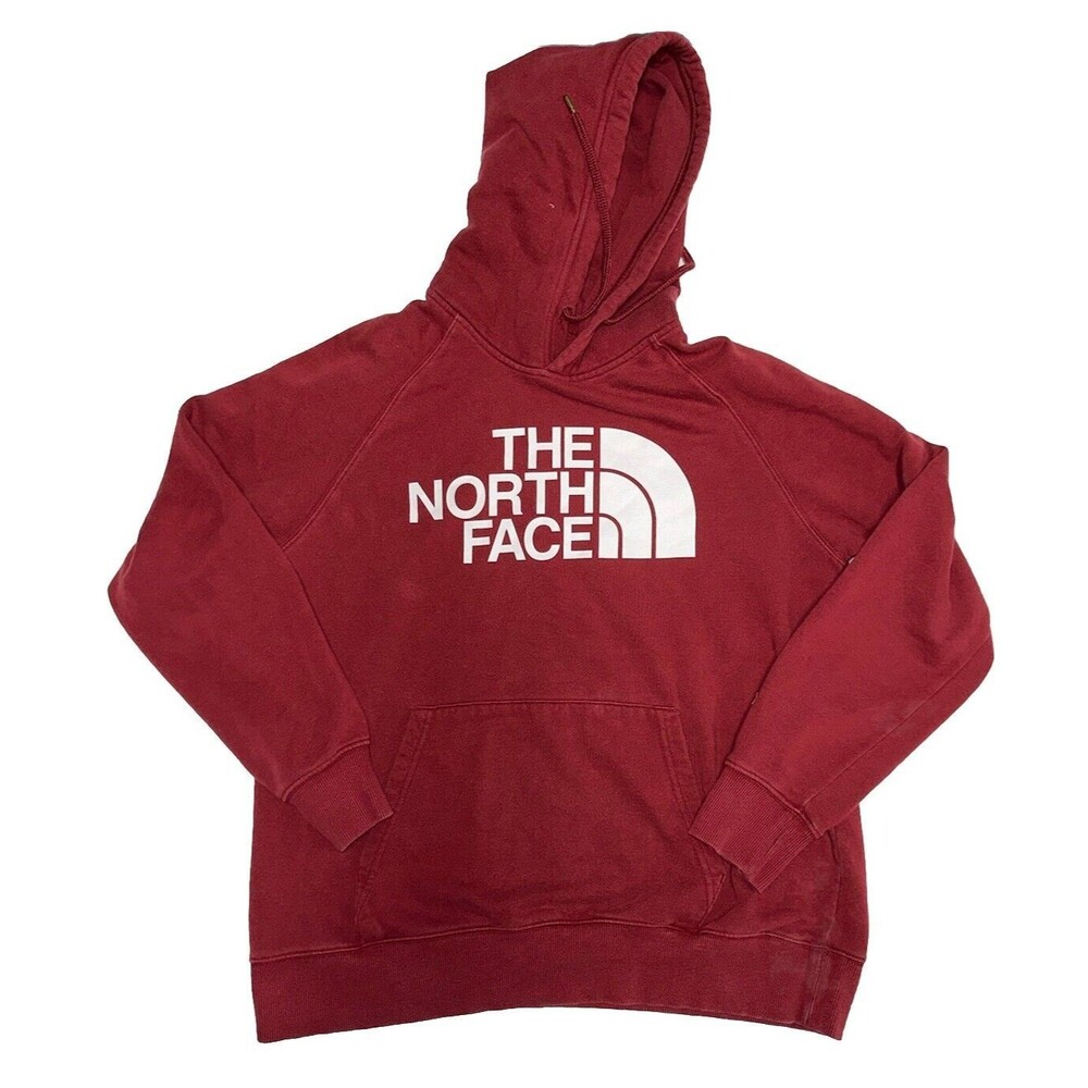The North Face Women’s Hoodie Sweatshirt Pullover Size Medium M Red